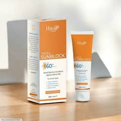 Whiteninig and brightening Sunblock