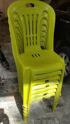 Plastic chairs