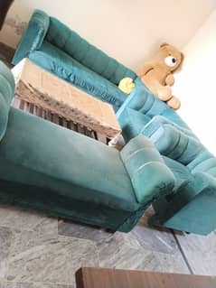 Green Sofa Set