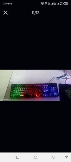 Gaming mouse, pad, keyboard and headset