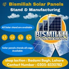 solar stand L1, L2, L3, L4 | Solar Panels Stand 12,14,16 GUAGE