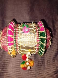 mehendi bangles set , wedding bangles, gotta bangles  ,