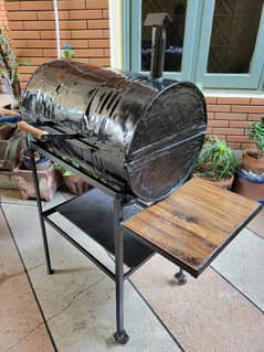 BBQ drum grill