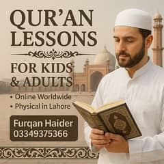Learn Quran with Tajweed |Online (Global) & Physical (Lahore)