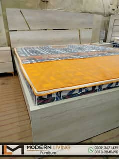 King Bed With 2 side tables best quality in your choice colours