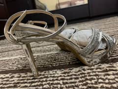 Metro silver heels