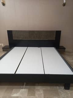 Habitt bed set, king size bed, cupboards, big dressing