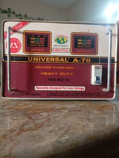universal 7000 watts stabilizer for sale in working condition