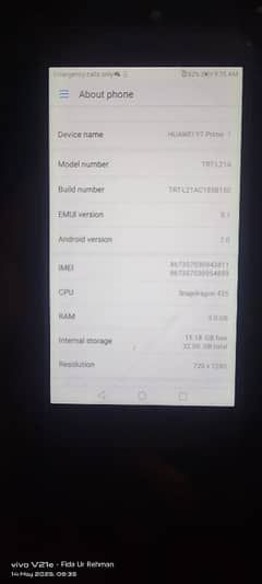 Huawei y7 prime