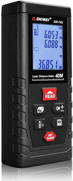 Laser Distance Meter (SNDWAY SW-T4S 40 meter) for Sale in Rawalpindi