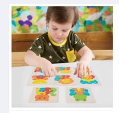 Wooden Animal Puzzle Game for Kids – Premium Quality | Just Rs. 200 
