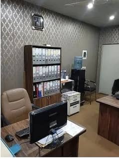 Fully Furnished Area 360 Square Feet Brand New Corporation Office Available For Rent In MM ALAM Gulberg 3 Lahore