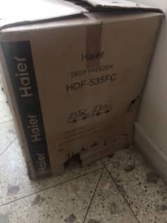 Haier deep freezer hdf 535-fc brand new