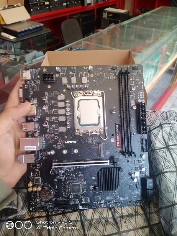 Core i5 12400f 12gen +Msi h610m ddr4 combo 4