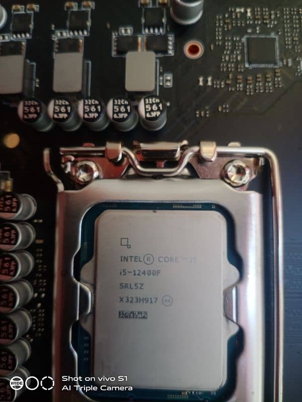 Core i5 12400f 12gen +Msi h610m ddr4 combo 5