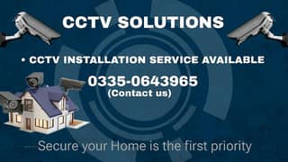 CCTV INSTALLATION SERVICE AVAILABLE FOR HOME AND INDUSTRIAL LEVEL