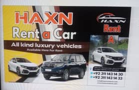 Car hire in Islamabad Rawalpindi Pakistan Luxury Cars For Rent | Haxn