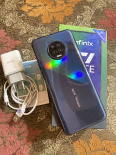 infinix note 7 4/128 With box & original charger and case