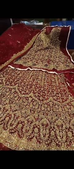 barat lahnga + choli + duppata
