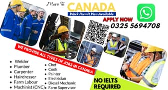 Jobs in Canada , Full Time Jobs, Work Permit, Work permit Visa
