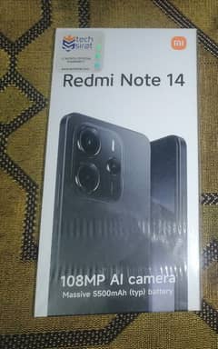 Brand New Redmi Note 14 8gb+256gb (Ocean Blue)