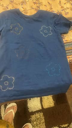yellow and blue shirt