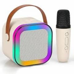 Led Bluetooth Speaker With Wireless Mic
