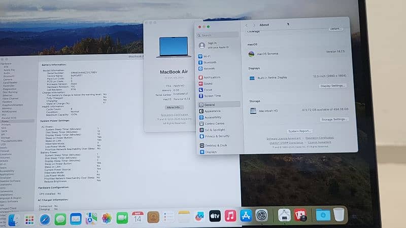 MacBook M3 2024 Air 8GB 512GB 15" inches 5