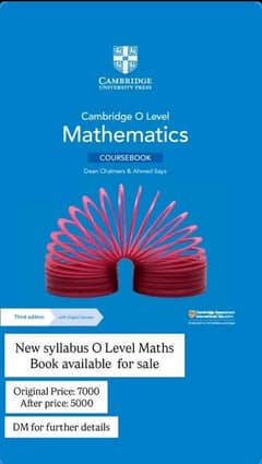 CAMBRIDGE O LEVEL MATHEMATICS COURSE BOOK