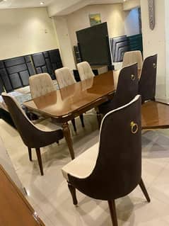 6 chair dining table