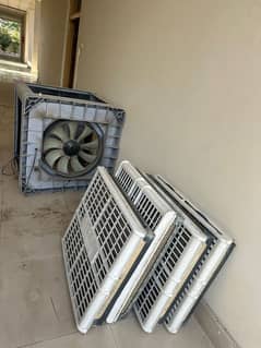 Evaporative cooler/ duck system for sale