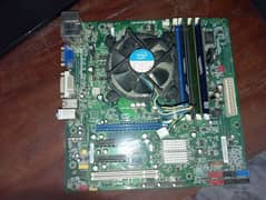 Intel Motherboard with proseccor and ram