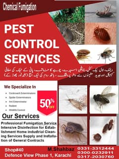 Fumigation service/Pest control services/Termite spray/Demak Control