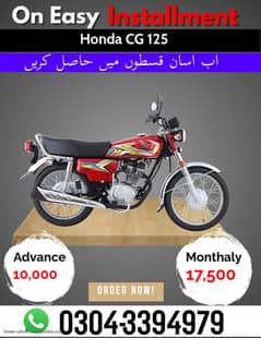 Honda CG 125 2025 on Easy Installment