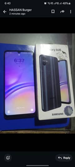 Galaxy A05 new modle sale or exchange