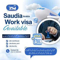 Saudia Arabia Work visa Available