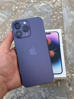 14pro max 256gb Hk non PTA with box 10.10 condition