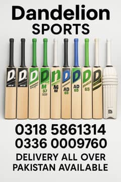 Dandelion Sports Store - Cricket Bat Collection