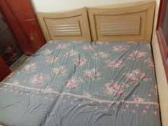2 single bed  for sale with matress