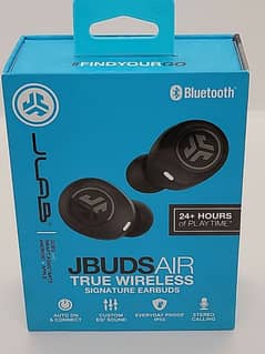 JLab JBuds & JBuds Air True Wireless Signature Bluetooth Earbuds Black