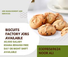 needs urgent staff  biscuits Factory for packing work available in lhr