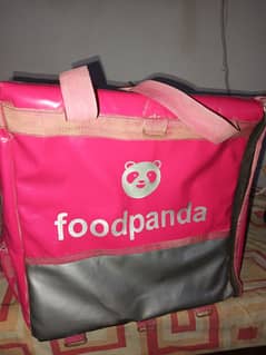 Delivery Bag + Jacket + Shirt  Foodpanda - Good Condition