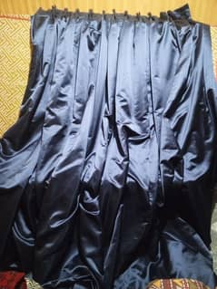 like new blue  4 curtains avebile