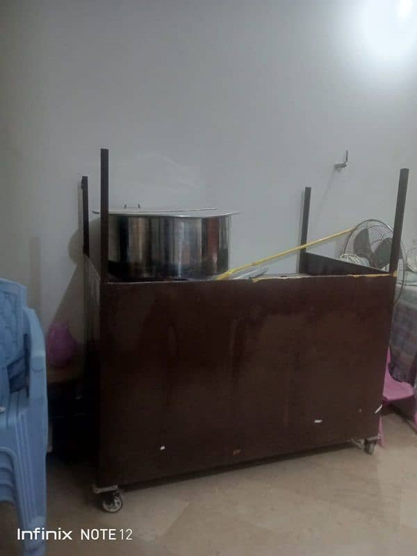 Big Food counter for sale|With stove setup | Mega size counter 1