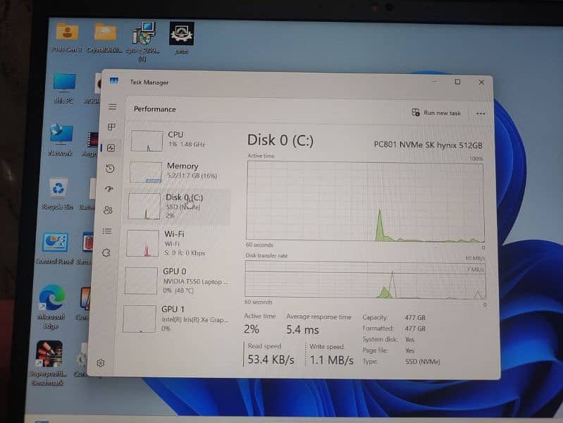 Lenovo Thinkpad P14s Gen 3 (Ci7 12th) Workstations) 4GB Nvidia T550 11