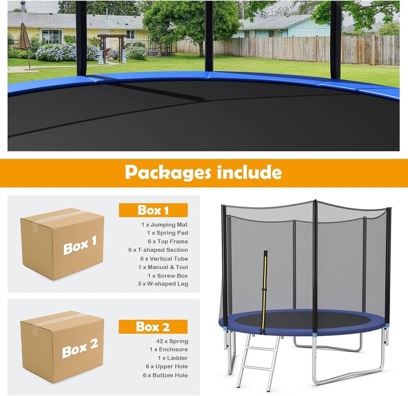Trampoline 8FT 4