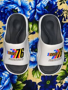 "Brand New Sport 76 White Chappal – Full Stylish & Comfortable Look"