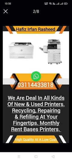 HP color laserjet printer wifi Mobile se print Len 03114433818