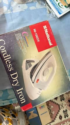 national cordless dry iron