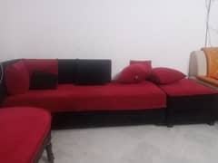 L shap sofa and sethi for sale urgent